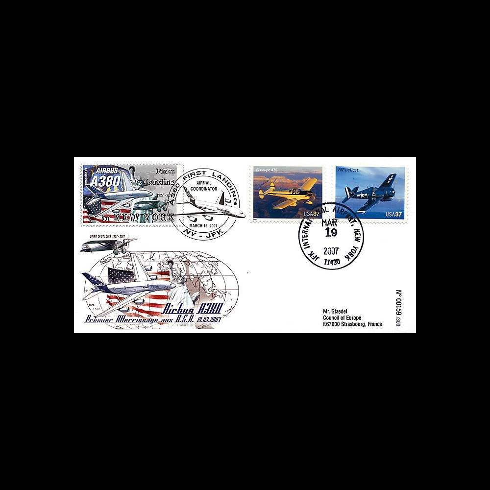 A380-45 T2 : 2007 - 1er atterrissage de l'A380 aux Etats-Unis