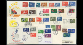 Collection 16 FDC année...