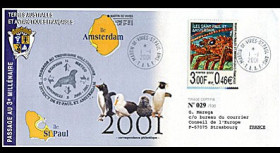 TAAF 01MIL1 : 1.1.2001 Passage au 3e millénaire