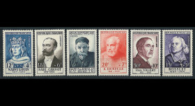 France 1954 6 val...