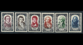 France 1950 6 val...