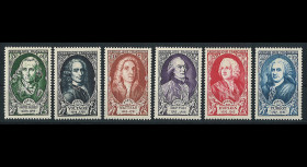 France 1949 6 val...