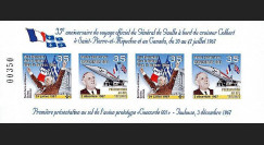 DG02qc-1BND : 2007 - Vignette de Gaulle - Vive le Québec libre!