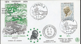 Monaco 1974 FDC “Centenaire...