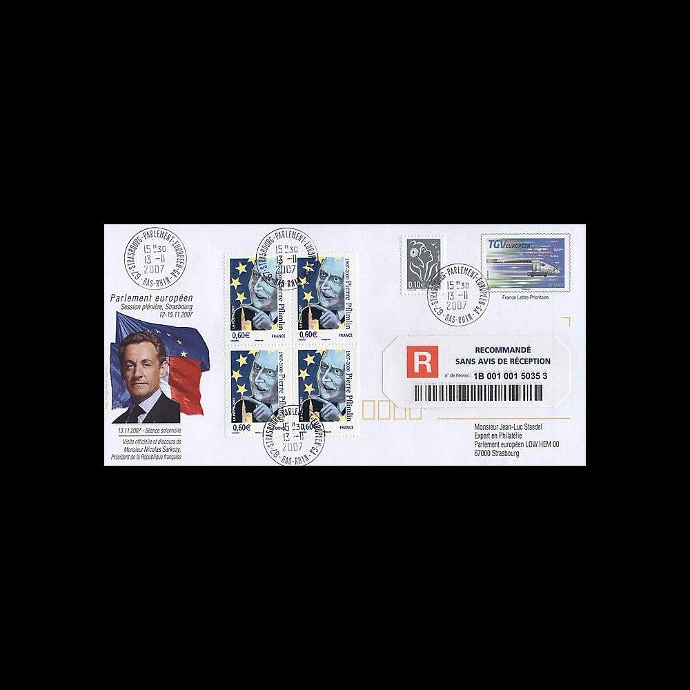 PE545a : 2007 - Président Sarkozy et Présidence française de l'UE