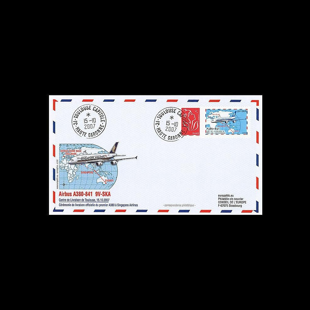 A380-50 - 2007 : Toulouse 'Livraison 1er  A380 à Singapore Airlines'