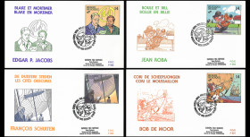 Belgique 1991 4 FDC...