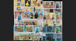 France 2007 : série 6 FDC Tintin Centenaire Hergé 1907-2007