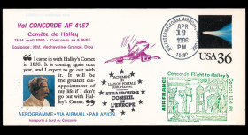 USA aerogram carried on...