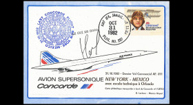 CP USA voyagée à bord...