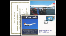 BA Cover carried on board...