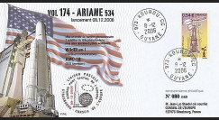 V174L-T1 - France 2006 : FDC Kourou Vol 174 Ariane 534