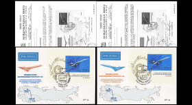 2 USSR Flight covers...